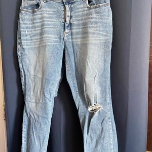 Loft Curvy Skinny Ankle Jeans